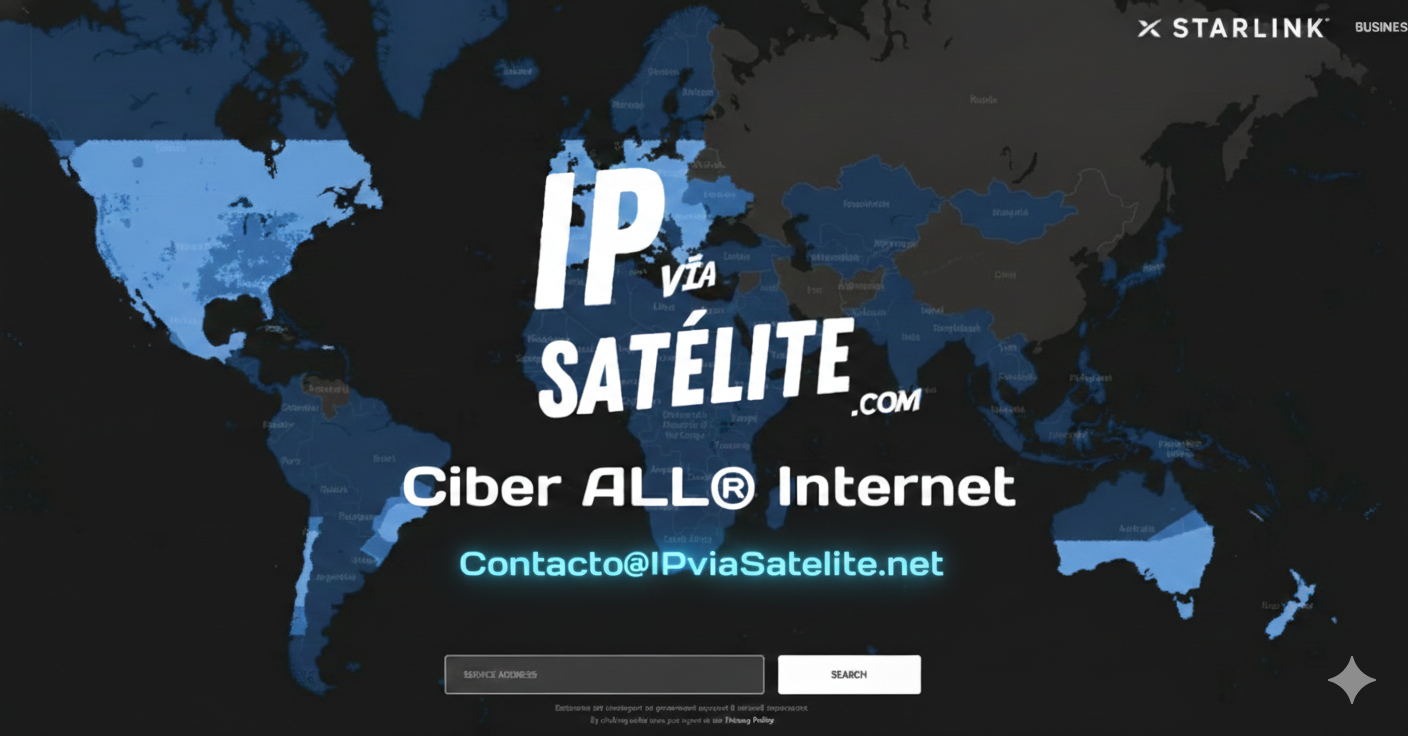 Cobertura Starlink en México - IPviaSatelite y CiBERALL