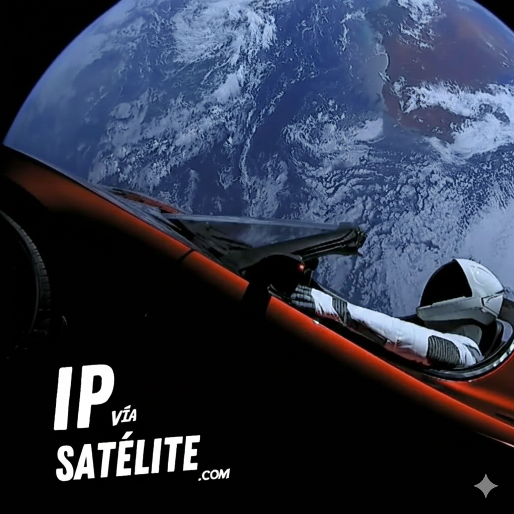 Internet Starlink para Tesla y vehículos con IPviaSatelite
